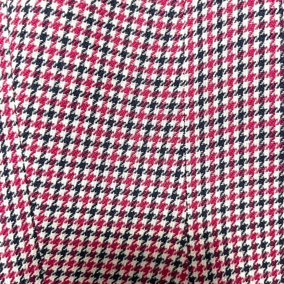 NWOT TALBOTS Pink Houndstooth Check Blazer 12 - Picture 5 of 8